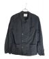 Porter Classic（ポータークラシック）の古着「HAND WORK TENCEL DOUBLE JACKET」｜ブラック