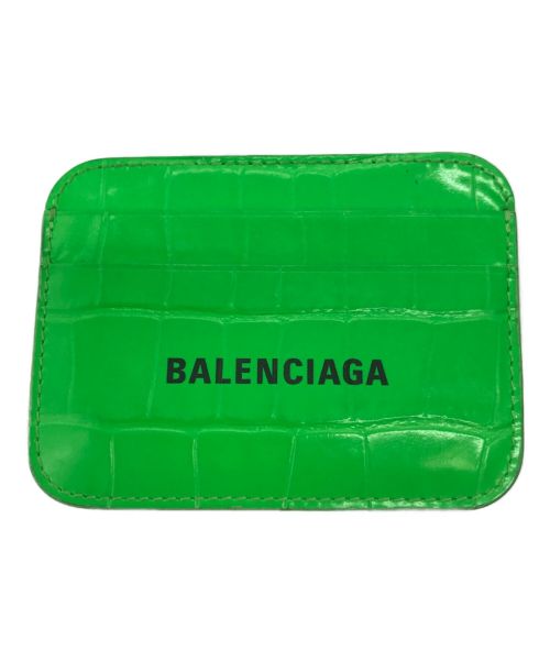 BALENCIAGA（バレンシアガ）BALENCIAGA (バレンシアガ) カードケース グリーンの古着・服飾アイテム