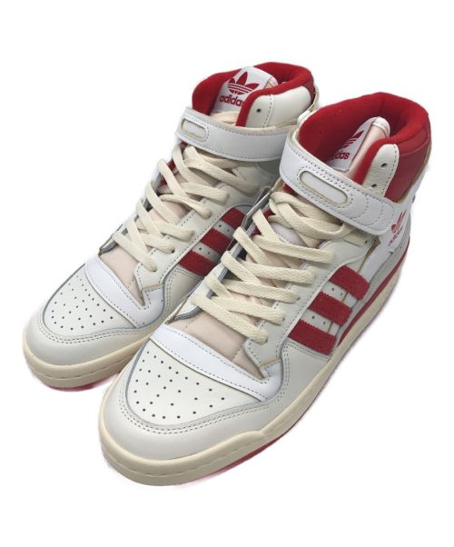 adidas Originals（アディダスオリジナル）adidas Originals (アディダスオリジナル) FORUM 84 HI CLOUD ホワイト×レッド サイズ:28.5cmの古着・服飾アイテム