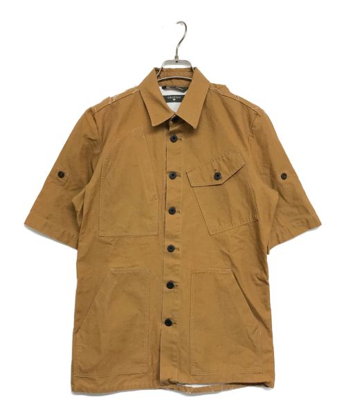 GRIFFIN（グリフィン）GRIFFIN (グリフィン) ブレードカットシャツ　BLADECUT SHIRT ベージュ サイズ:Sの古着・服飾アイテム