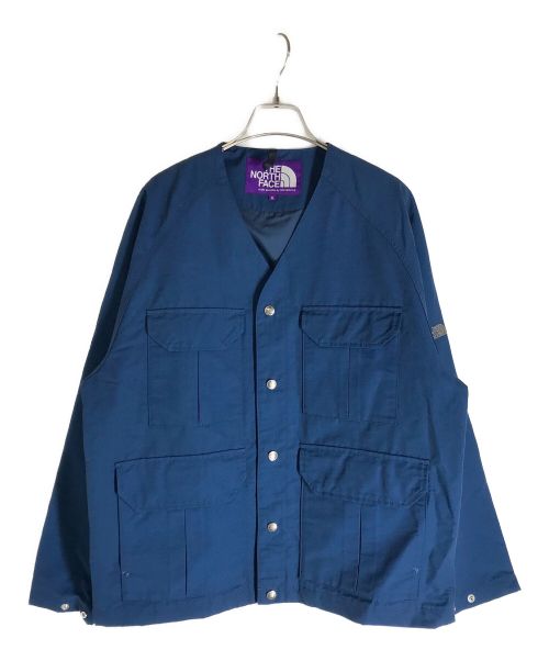 THE NORTH FACE PURPLE LABEL（ザ ノース フェイス パープルレーベル）THE NORTH FACE PURPLE LABEL (ノースフェイスパープルレーベル) マウンテンウィンドカーディガン ブルー サイズ:Mの古着・服飾アイテム