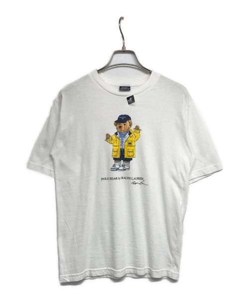 POLO RALPH LAUREN（ポロ・ラルフローレン）POLO RALPH LAUREN (ポロ・ラルフローレン) ベアープリントカットソー ホワイト サイズ:Sの古着・服飾アイテム