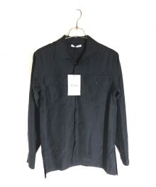 after winter（-）の古着「OPEN COLLAR LONG SLEEVE SHIRT」｜ネイビー