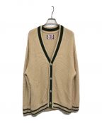 son of the cheese（サノバチーズ））の古着「Line Cardigan SC2211-KN08」｜ベージュ