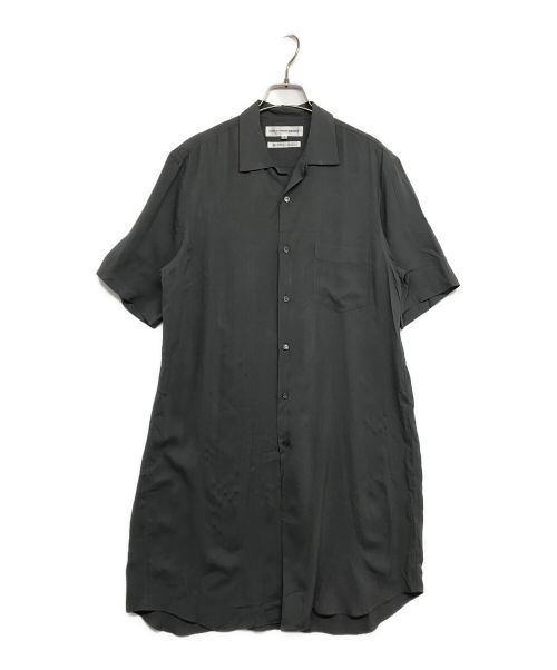 COMME des GARCONS SHIRT（コムデギャルソンシャツ）COMME des GARCONS SHIRT (コムデギャルソンシャツ) オープンカラーロングシャツ グレー サイズ:Sの古着・服飾アイテム