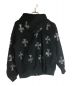 unknown (アンノウン) Cross Zip Up Hoodie ブラック サイズ:M：14800円