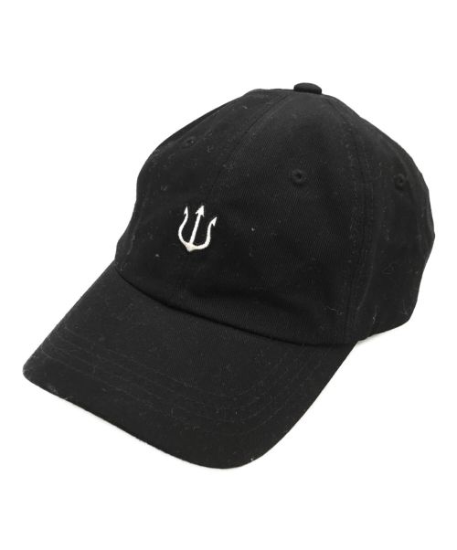 verutum（-）verutum (-) Trident Cap ブラックの古着・服飾アイテム