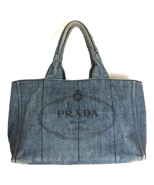 PRADA（プラダ）PRADA (プラダ) カナパトートバッグ インディゴの古着・服飾アイテム