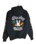 FR2 (ファッキングラビッツ) chenille rabbit hoodie ブラック サイズ:L：15800円