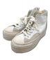 CONVERSE ADDICT（コンバース アディクト）の古着「CHUCK TAYLOR LEATHER PLTS ROKH HI」｜ホワイト