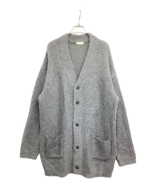 YSTRDY'S TMRRW（イエスタデイズトゥモロウ）YSTRDY'S TMRRW (イエスタデイズトゥモロウ) MOHAIR PHAT CARDIGAN LONG モヘヤ混ロングカーディガン YT-K0701 グレー サイズ:Mの古着・服飾アイテム