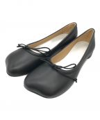 MM6 Maison Margielaエムエムシックス メゾンマルジェラ）の古着「FLAT SHOES」｜ブラック