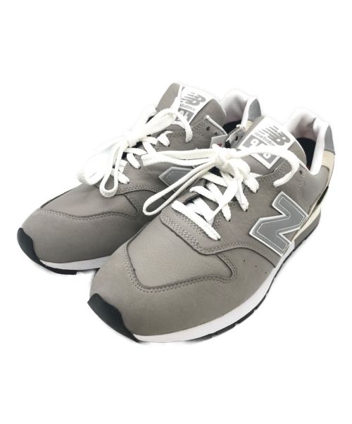 NEW BALANCE（ニューバランス）NEW BALANCE (ニューバランス) ローカットスニーカー ホワイト×グレー サイズ:28 未使用品の古着・服飾アイテム