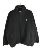 THE BLACK EYE PATCHブラックアイパッチ）の古着「プルオーバーフリースジャケット」｜ブラック