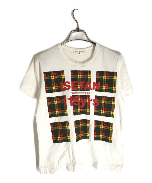 COMME des GARCONS（コムデギャルソン）COMME des GARCONS (コムデギャルソン) オールドプリントTシャツ ホワイト サイズ:Sの古着・服飾アイテム