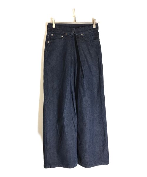 JOHN LAWRENCE SULLIVAN（ジョンローレンスサリバン）JOHN LAWRENCE SULLIVAN (ジョンローレンスサリバン) RIGID DENIM WIDE PANTS インディゴ サイズ:6の古着・服飾アイテム