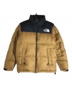 THE NORTH FACEザ ノース フェイス）の古着「ヌプシジャケット」｜ベージュ×ブラック