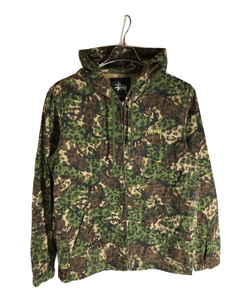 stussy（ステューシー）stussy (ステューシー) オールドマウンテンパーカー グリーン サイズ:Mの古着・服飾アイテム