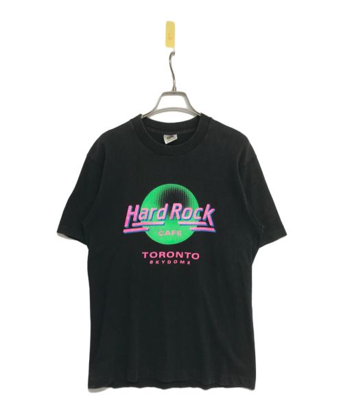 FRUIT OF THE LOOM（フルーツオブザルーム）FRUIT OF THE LOOM (フルーツオブザルーム) 古着プリントTシャツ　HARD ROCK CAFE TORONTO ブラック×グリーン サイズ:Mの古着・服飾アイテム