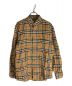 BURBERRY（バーバリー）の古着「ノヴァチェックボタンダウンシャツ」｜ベージュ