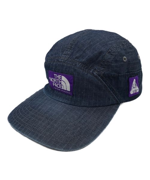 THE NORTH FACE PURPLE LABEL×PALACE（ザ ノースフェイスパープルレーベル×パレス）THE NORTH FACE PURPLE LABEL×PALACE (ザ ノースフェイスパープルレーベル×パレス) コラボリップストップキャップ インディゴ×パープルの古着・服飾アイテム