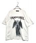 ARULE（アリュール）の古着「VANCARHELL プリントTシャツ A'gem 9×.kom」｜ホワイト×グレー