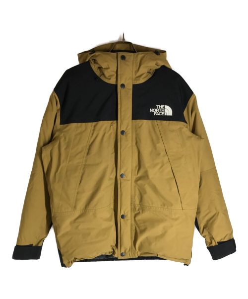 THE NORTH FACE（ザ ノース フェイス）THE NORTH FACE (ザ ノース フェイス) MOUNTAIN DOWN JACKET ベージュ×ブラック サイズ:XLの古着・服飾アイテム