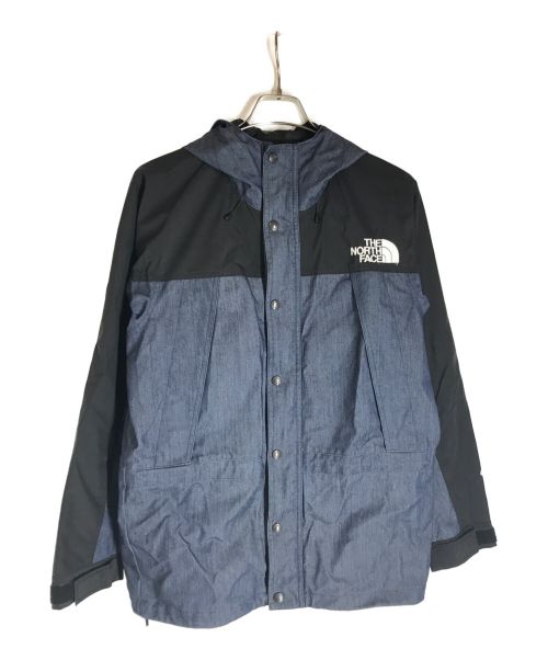 THE NORTH FACE（ザ ノース フェイス）THE NORTH FACE (ザ ノース フェイス) マウンテンライトデニムジャケット ブラック×インディゴ サイズ:Ｍの古着・服飾アイテム