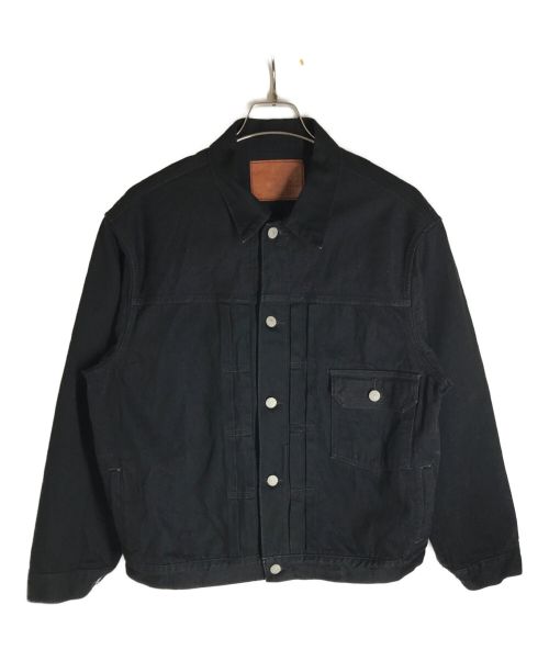 gold（ゴールド）gold (ゴールド) 14oz. SELVIDGE DENIM JACKET ブラック サイズ:Sの古着・服飾アイテム