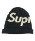 SUPREME（シュプリーム）の古着「BIG LOGO BEANIE」｜ブラック