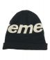 SUPREME (シュプリーム) BIG LOGO BEANIE ブラック：5800円