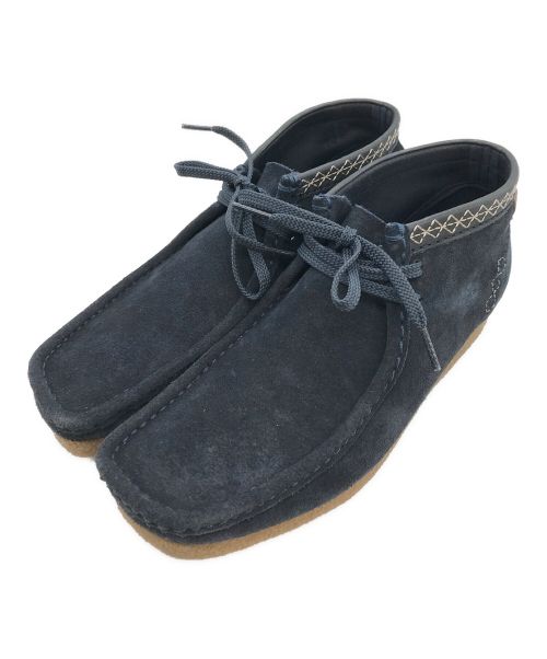 CLARKS（クラークス）CLARKS (クラークス) ワラビーチャッカーブーツ ネイビー サイズ:26.5cmの古着・服飾アイテム