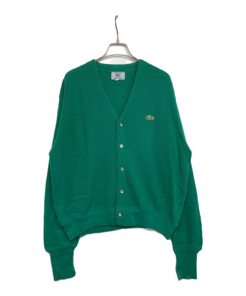 IZOD LACOSTE（アイゾッド ラコステ）IZOD LACOSTE (アイゾッド ラコステ) 古着vネックカーディガン グリーン サイズ:Lの古着・服飾アイテム