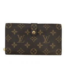 LOUIS VUITTON（ルイ ヴィトン）の古着「がま口長財布 コンチネンタルクラッチ モノグラム T61217 」｜ブラウン