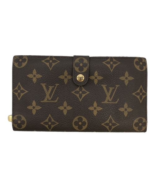 LOUIS VUITTON（ルイ ヴィトン）LOUIS VUITTON (ルイ ヴィトン) がま口長財布 コンチネンタルクラッチ モノグラム T61217  ブラウンの古着・服飾アイテム