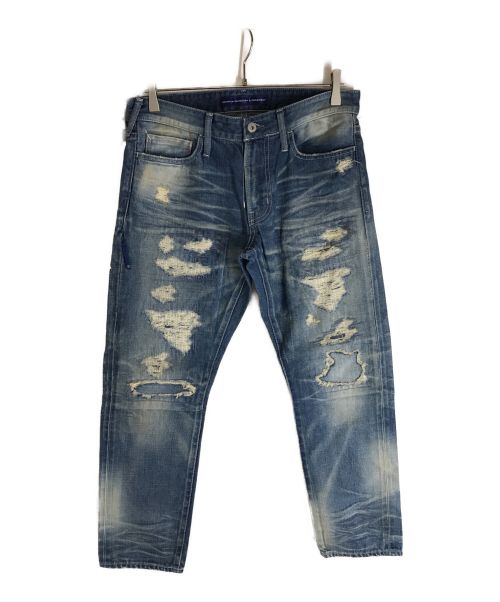 DENIM BY VANQUISH&FRAGMENT（デニムバイヴァンキッシュ&フラグメント）DENIM BY VANQUISH&FRAGMENT (デニムバイヴァンキッシュ&フラグメント) 14AW FIVE YEARS WASH REGULUR STRAIGHT DENIM インディゴ サイズ:81cm(W32)の古着・服飾アイテム