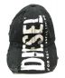 DIESEL (ディーゼル) ダメージ加工ロゴキャップ ブラック×ホワイト：9800円