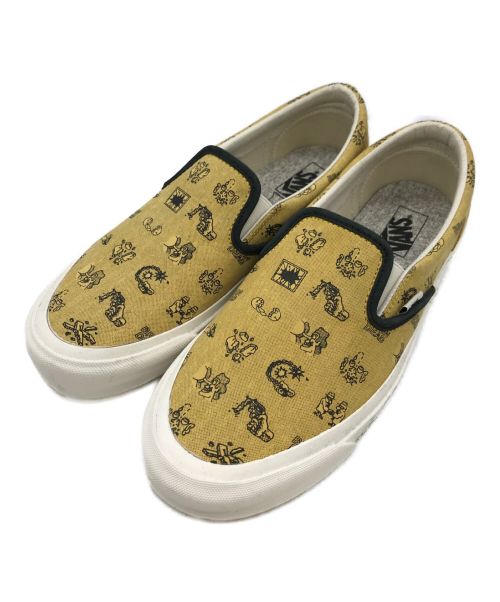 VANS×BRAIN DEAD（バンズ×ブレイン-デッド）VANS×BRAIN DEAD (バンズ×ブレイン-デッド) コラボスリッポン ベージュ×アイボリー サイズ:26.5cmの古着・服飾アイテム