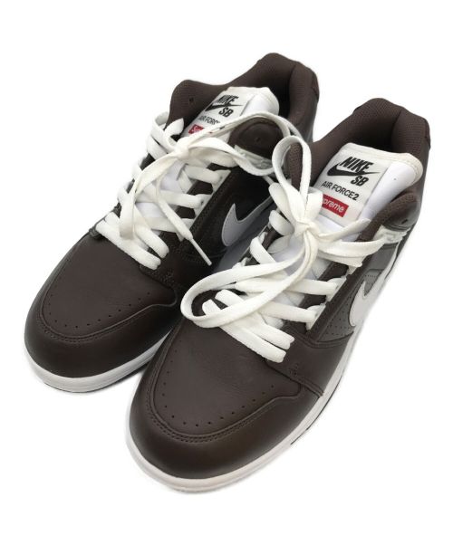 NIKE SB×Supreme（ナイキエスビー×シュプリーム）NIKE SB×Supreme (ナイキエスビー×シュプリーム) ローカットスニーカー ブラウン×アイボリー サイズ:27.0cmの古着・服飾アイテム