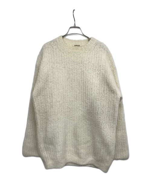 AURALEE（オーラリー）AURALEE (オーラリー) ビッグニットプルオーバー　MILLED WOOL MOAL KNIT BIG PULLOVER　A22AP02SR アイボリー サイズ:1の古着・服飾アイテム