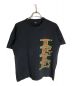 OLD STUSSY（オールドステューシー）の古着「オールドプリントTシャツ」｜ブラック×イエロー