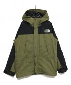 THE NORTH FACEザ ノース フェイス）の古着「MOUNTAIN LIGHT JACKET マウンテンライトジャケット NP11834」｜ブラック×グリーン