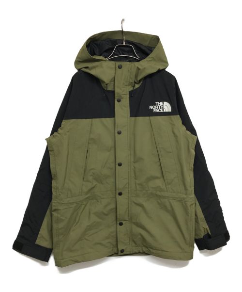 THE NORTH FACE（ザ ノース フェイス）THE NORTH FACE (ザ ノース フェイス) MOUNTAIN LIGHT JACKET マウンテンライトジャケット NP11834 ブラック×グリーン サイズ:Mの古着・服飾アイテム