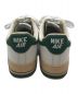 中古・古着 NIKE (ナイキ) WMNS AIR FORCE 1 LOW GREEN AND MUSLIN  エアフォースワン　DZ4764-133 アイボリー×グリーン サイズ:27cm：13000円