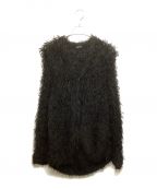 LAD MUSICIANラッドミュージシャン）の古着「ALPACA SHAGGY KNIT 2219-042 アルパカシャギーシリーズ」｜ブラック