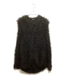 LAD MUSICIAN（ラッドミュージシャン）の古着「ALPACA SHAGGY KNIT 2219-042 アルパカシャギーシリーズ」｜ブラック