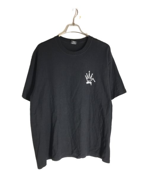 stussy（ステューシー）stussy (ステューシー) プリントTシャツ ブラック サイズ:XLの古着・服飾アイテム