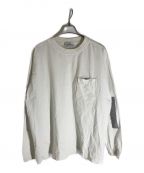 STONE ISLANDストーンアイランド）の古着「REFLECTIVE LONGSLEEVE T-SHIRT」｜ホワイト