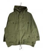 ARMY TWILL SANFORIZEDアーミーツイル）の古着「ショートオーバーモッズコート」｜カーキ