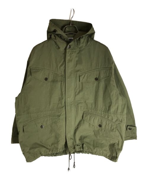 ARMY TWILL SANFORIZED（アーミーツイル）ARMY TWILL SANFORIZED (アーミーツイル) ショートオーバーモッズコート カーキ サイズ:Mの古着・服飾アイテム